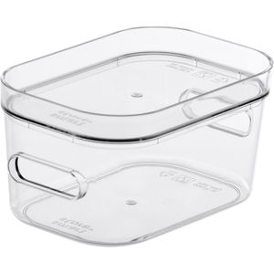 Produktbild für Deckel-Aufbewahrungsbox Smartstore Compact XS, transparent