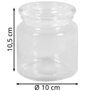 Produktbild für Vorratsglas Rayher 46047000, mit Glasdeckel