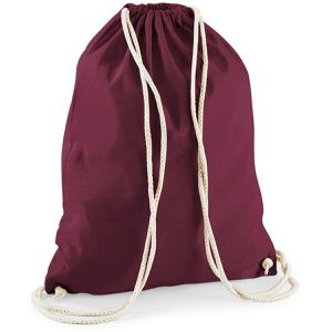 Turnbeutel Westford-Mill W110 Cotton Gymsac, burgundy