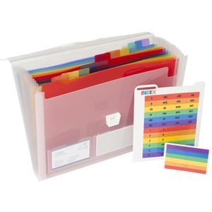 Produktbild für Fächermappe Exacompta 55298E Crystal, A4