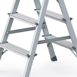 Produktbild für Stehleiter Zarges Scana B, 44203, beidseitig begehbar
