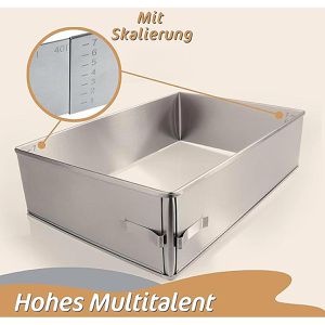 Produktbild für Backrahmen 4smile Premium, mit Klemmung, aus Edelstahl