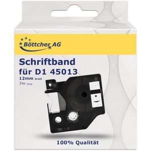 Produktbild für Schriftband Böttcher-AG für Dymo 45013, D1, 12mm