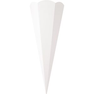 Produktbild für Schultüte Folia 92500, Rohling, weiß