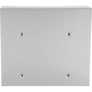 Produktbild für Briefkasten Burg-Wächter Borkum 3877 Ni, silber, aus Edelstahl