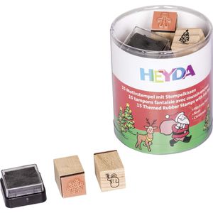 Motivstempel Heyda Weihnachten, 1,5 x 1,5 cm