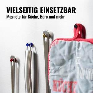 Produktbild für Magnete Poppstar farbig sortiert, Neodym Magnet