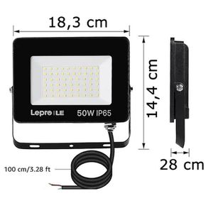 Produktbild für LED-Außenstrahler Lepro IP65 wasserdicht