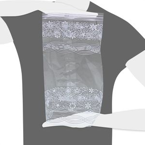 Produktbild für Geschenktüte Folia 287, Spitzendruck, transparent