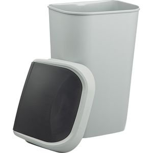 Produktbild für Mülleimer Curver Allibert Mistral Swing, hellgrau