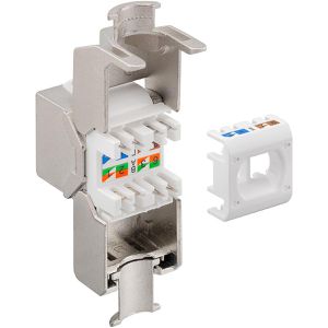 Produktbild für Keystone-Modul Goobay 61129, geschirmte Buchse