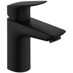 Produktbild für Waschtischarmatur hansgrohe Logis 100, 71107670, schwarz matt