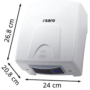 Produktbild für Händetrockner Saro Mistral, 298-1002, Warmluft, weiß