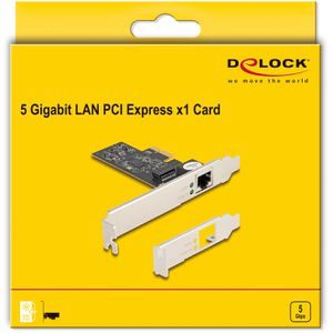 Produktbild für Netzwerkkarte DeLock 81260, PCI-Express x1, 3.0
