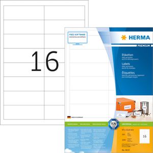 Universaletiketten Herma 4619 Premium, weiß