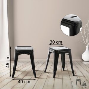 Produktbild für Sitzhocker CLP Armin, 10858401, bis 200 kg