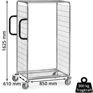 Produktbild für Kommissionierwagen Fetra 28201, verzinkt