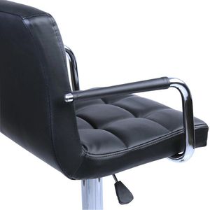 Produktbild für Barhocker Tresko BH-012, drehbar mit Lehne