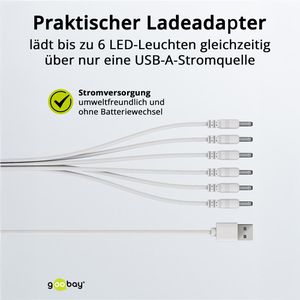 Produktbild für LED-Teelichter Goobay 64603, weiß