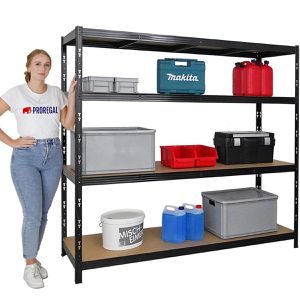 Produktbild für Weitspannregal PROREGAL Goliath, 4 Holzböden