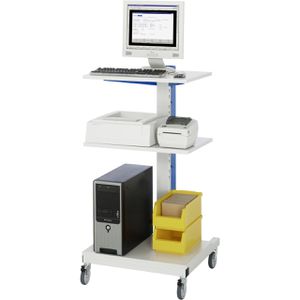 Produktbild für Computertisch Rau Modell 6001, mit Rollen