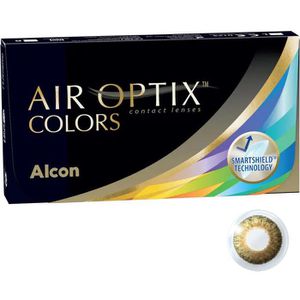 Kontaktlinsen AirOptix Colors Pure Hazel, +/-0,0