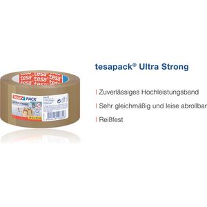 Produktbild für Packband Tesa 4124 Ultra Strong, PVC, braun