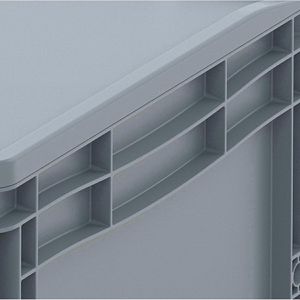 Produktbild für Eurobox AUER ED 64/27 HG, grau, 56 Liter