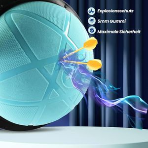 Produktbild für Balance-Ball DH-FitLife Yoga, mit Luftpumpe &amp; Fitnessbändern