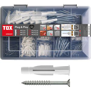 Schrauben-Dübel-Set Tox 01190101, Trika Plug & Play