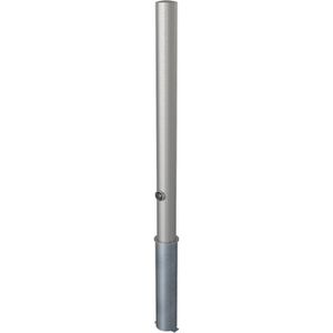 Produktbild für Absperrpfosten Schake 4072F, silber, aus Edelstahl