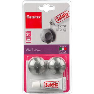 Produktbild für Klebehaken Metaltex Viva Safe Fix, 404800039