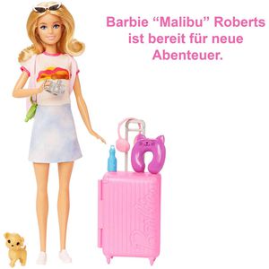 Produktbild für Puppe Barbie Reise Barbie, ab 3 Jahre