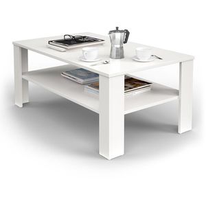 Produktbild für Couchtisch Vicco aus Holz, weiß