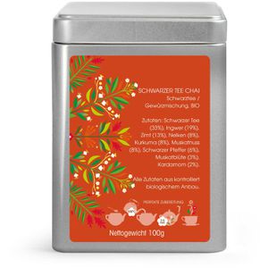 Produktbild für Tee EnglishTeaShop Schwarzer Tee Chai, in der Dose, BIO