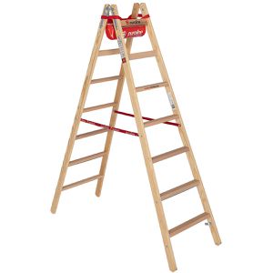 Stehleiter Euroline Nr. 10504, 1050407, beidseitig begehbar
