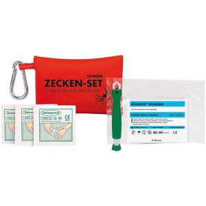 Zeckenzange Söhngen Zeckenset Erste Hilfe 14 Teile