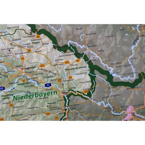 Produktbild für Deutschlandkarte GeoMetro XL, rahmenlos