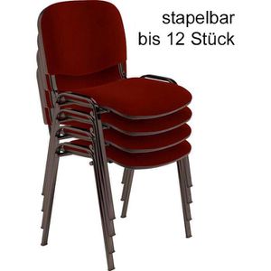 Produktbild für Besucherstuhl Nowy-Styl ISO BLACK C29, stapelbar