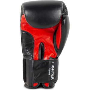 Produktbild für Boxhandschuhe BENLEE Fighter, schwarz/rot, für Erwachsene