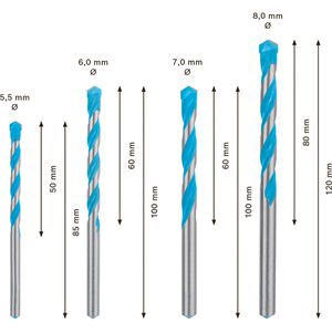 Produktbild für Bohrer Bosch Expert MultiConstruction CYL-9