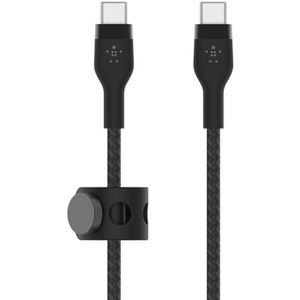 Ladekabel Belkin BoostCharge Pro Flex, schwarz, 1m