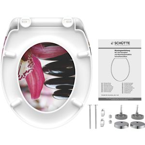 Produktbild für WC-Sitz Schütte Wellyness 82376, oval, aus Duroplast