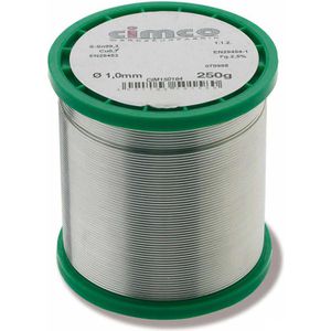 Lötzinn CIMCO 150154, mit Flussmittel, bleifrei
