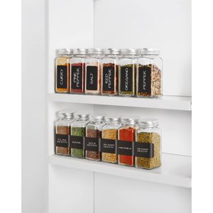 Produktbild für Gewürzgläser Metaltex aus Glas, mit Edelstahldeckel
