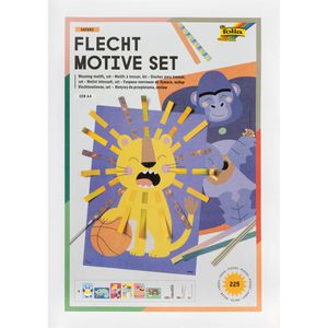 Produktbild für Bastelset Folia 70272 Flechtmotive Set, Safari, A4