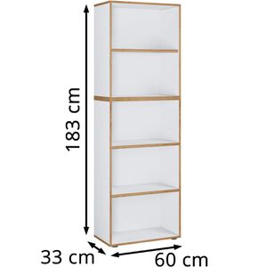 Produktbild für Aktenregal VCM Salia 920795, Holz