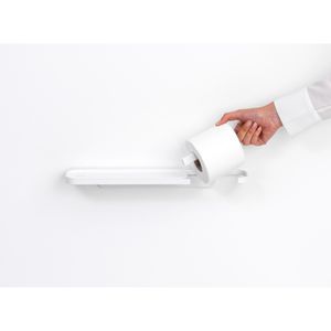 Produktbild für Toilettenpapierhalter Brabantia Mindset 303142, weiß