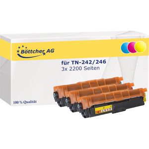 Toner Böttcher-AG für Brother TN-242/246 Multipack