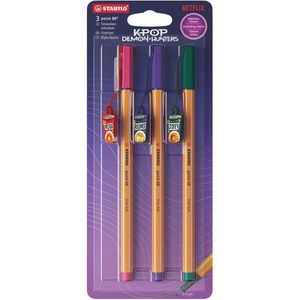 Fineliner Stabilo Point 88, KPop Demon Hunters farbig sortiert
